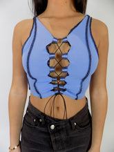 Load image into Gallery viewer, Posh Spice Lace Up Crop