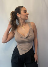 Load image into Gallery viewer, Glisten Cowl Neck Top