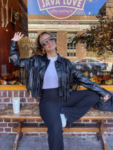 Load image into Gallery viewer, Wild West Fringe Leather Jacket