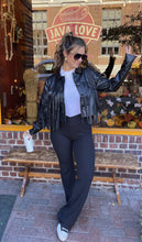 Load image into Gallery viewer, Wild West Fringe Leather Jacket