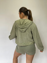 Load image into Gallery viewer, Shamrock Zip Up Sweatshirt