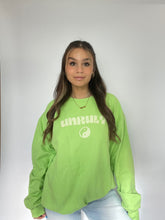 Load image into Gallery viewer, Springtime Unruly Crewneck Green
