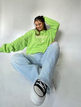 Load image into Gallery viewer, Springtime Unruly Crewneck Green