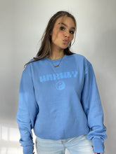 Load image into Gallery viewer, Springtime Unruly Crewneck Blue