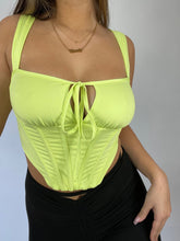 Load image into Gallery viewer, Avocado Corset Top