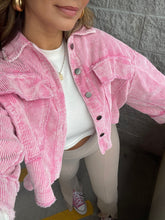 Load image into Gallery viewer, Cotton Candy Corduroy Jacket