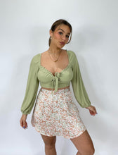 Load image into Gallery viewer, Tulip Satin Mini Skirt