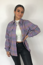 Load image into Gallery viewer, Purple Lilies Flannel