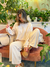 Load image into Gallery viewer, Santa’s Cookies Two Piece Wide Leg Sweatsuit