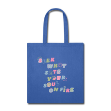 Load image into Gallery viewer, Unruly x Jenni Rhodes Tote Bag - royal blue