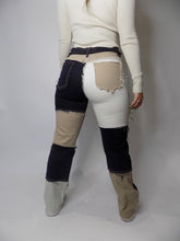 Load image into Gallery viewer, Delilah Black Patchwork Jeans
