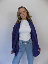 Load image into Gallery viewer, The Blues Vintage Flannel Shacket
