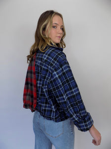 Half N' Half Reworked Vintage Flannel