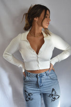 Load image into Gallery viewer, Angel Knit Collared Sweater Top
