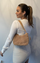 Load image into Gallery viewer, Gingerbread Fuzzy Shoulder Bag
