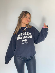 Vintage Harley Davidson Cafe Crewneck