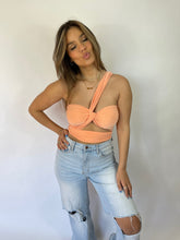 Load image into Gallery viewer, Creamsicle Wrap Top
