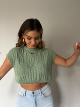 Load image into Gallery viewer, Ivy Cropped Knit Top
