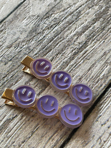 Serotonin Hair Pins Purple