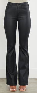 Onyx Faux Leather Jeans