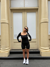Load image into Gallery viewer, Model Off Duty Ribbed Romper
